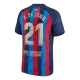 Barcelona Jersey F. DE JONG #21 Custom Home Soccer Jersey 2022/23 - bestsoccerstore