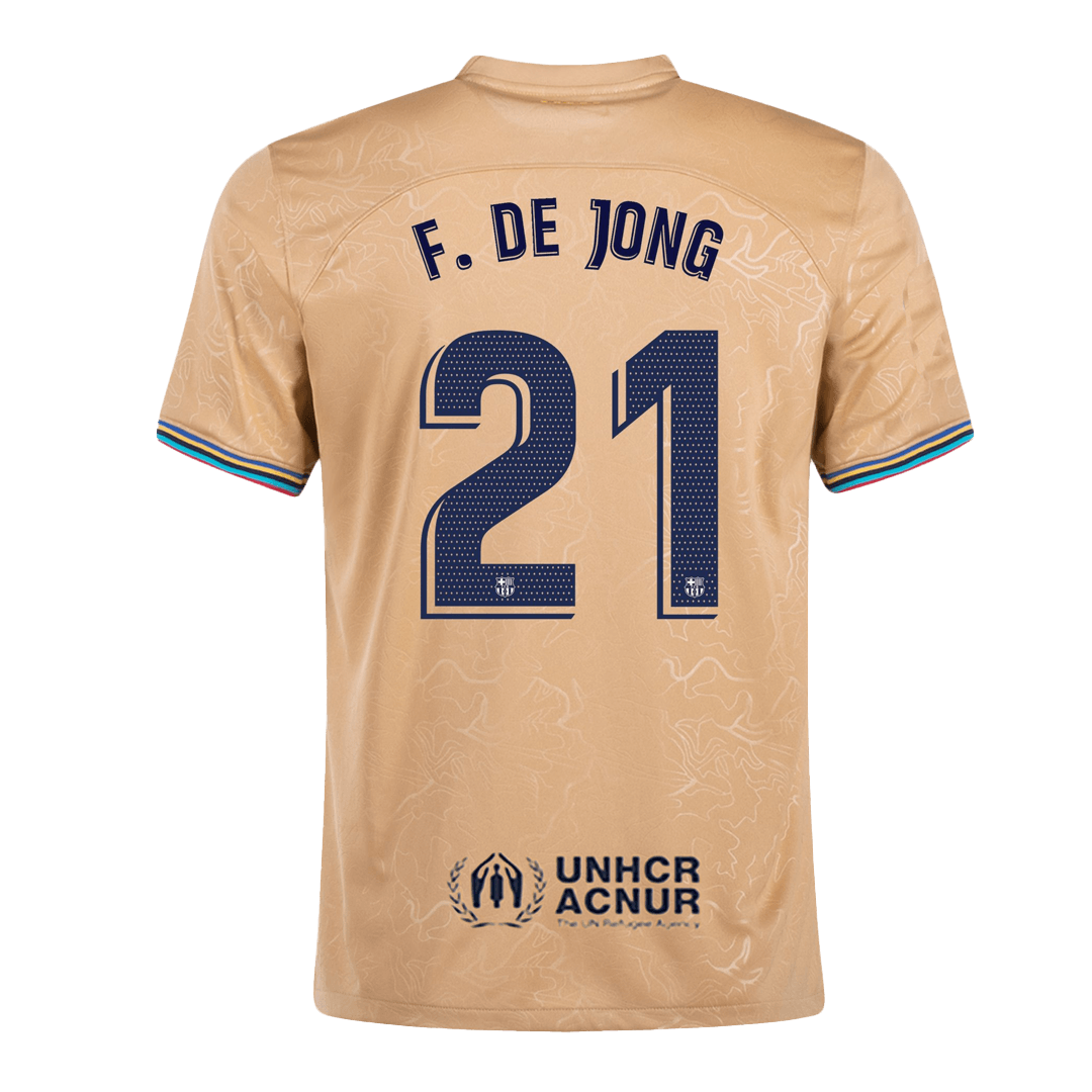 Nike F. De Jong 2021-22 FC Barcelona REPLICA Away Jersey - MENS