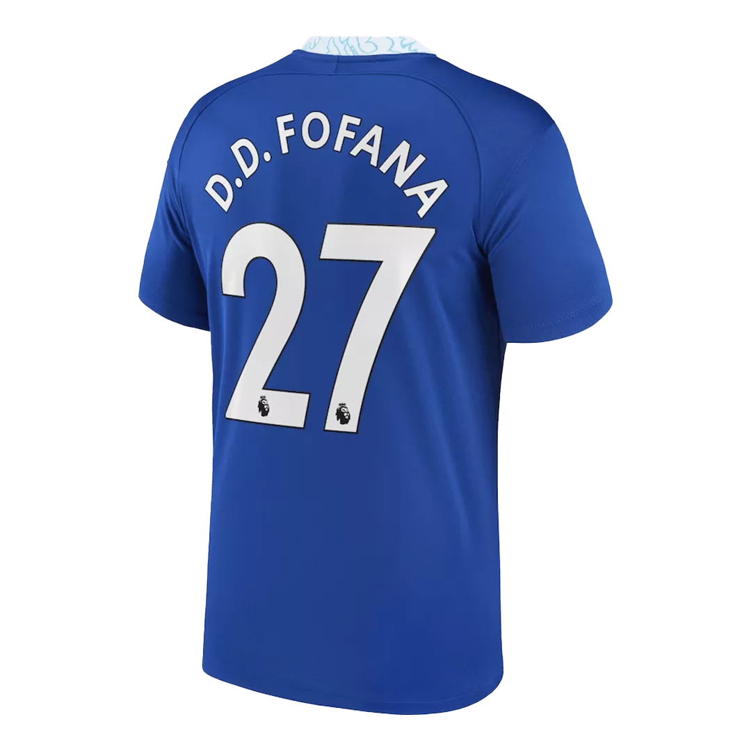 Chelsea Jersey Custom D.D. FOFANA #27 Soccer Jersey Home 2022/23 - bestsoccerstore