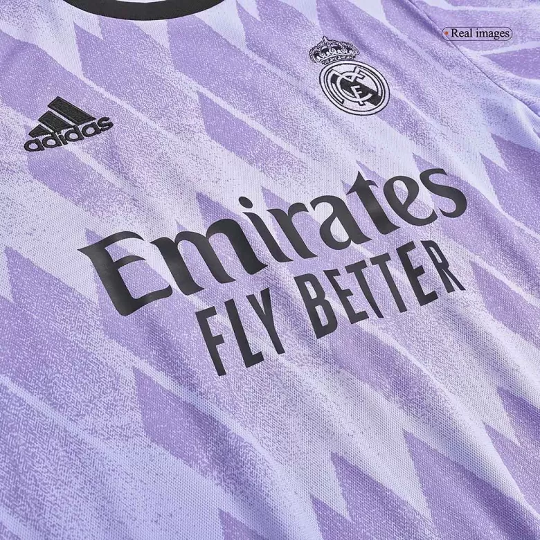 adidas Real Madrid CF 2022/23 Away Jersey - Light Purple