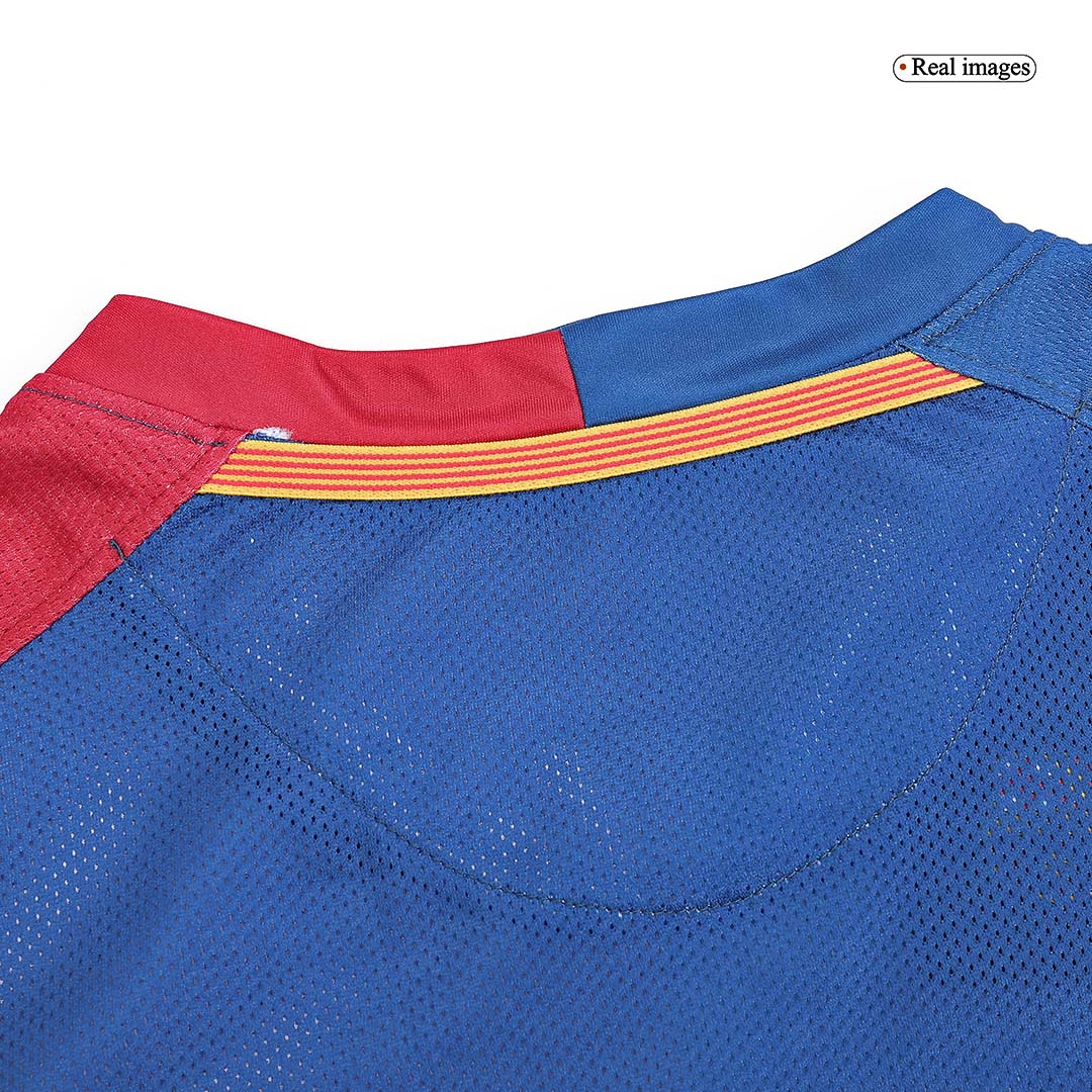 MESSI #10 Barcelona Retro Jersey Home Long Sleeve Soccer Shirt 2008/09 UCL - bestsoccerstore