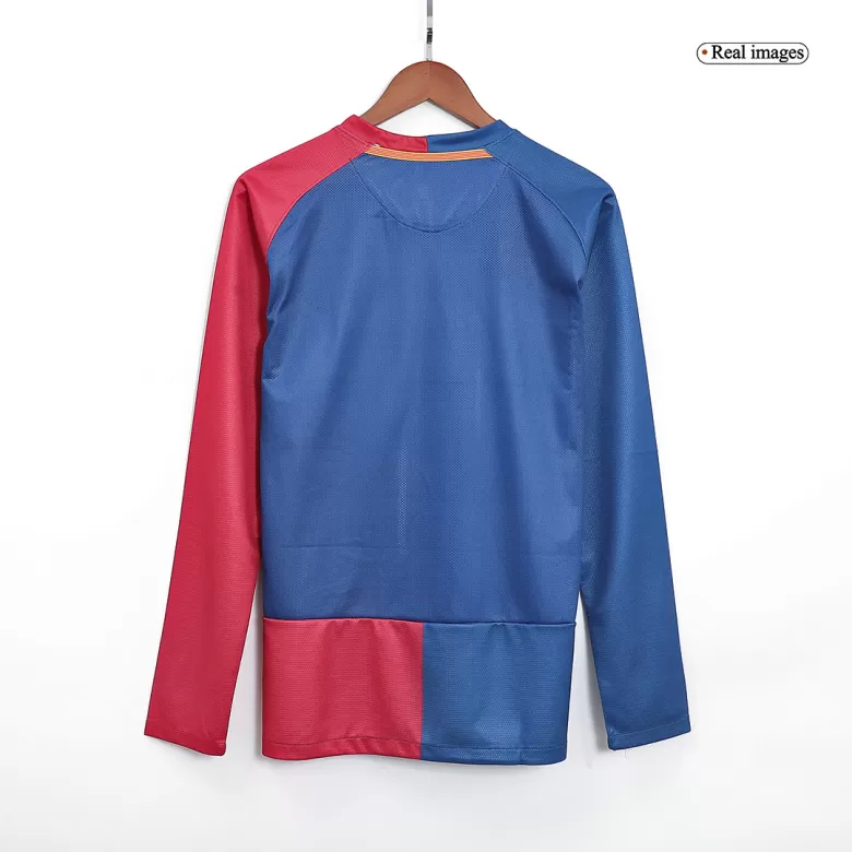 Barcelona Retro Jersey Home Long Sleeve Soccer Shirt 2008/09 - UCL - bestsoccerstore
