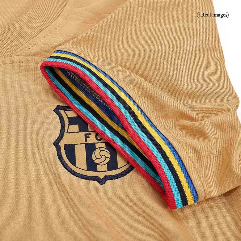 Barça FC Barcelona 1978-79 Retro Short Sleeve T-Shirt Away Yellow