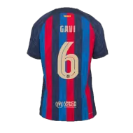 Barcelona Jersey GAVI #6 Custom Home Soccer Jersey 2022/23 - bestsoccerstore