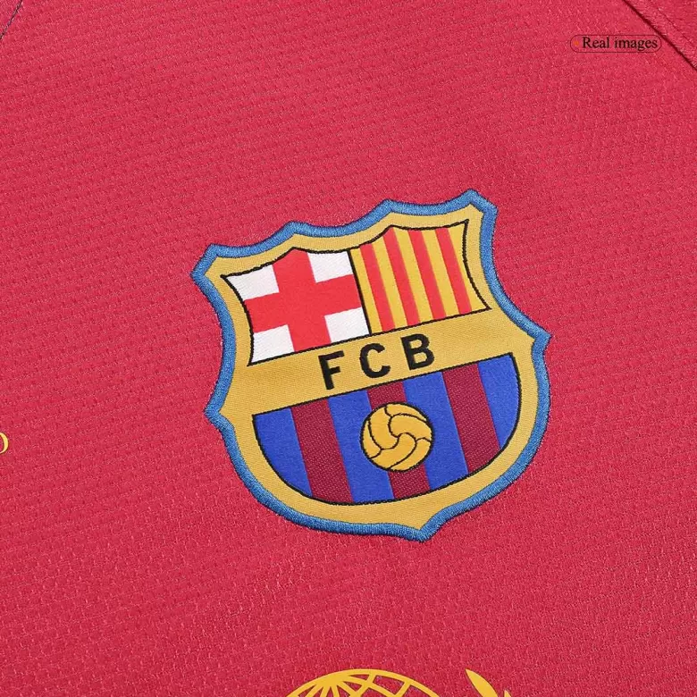 Barcelona Jersey Custom Home Soccer Jersey 2008/09 - bestsoccerstore