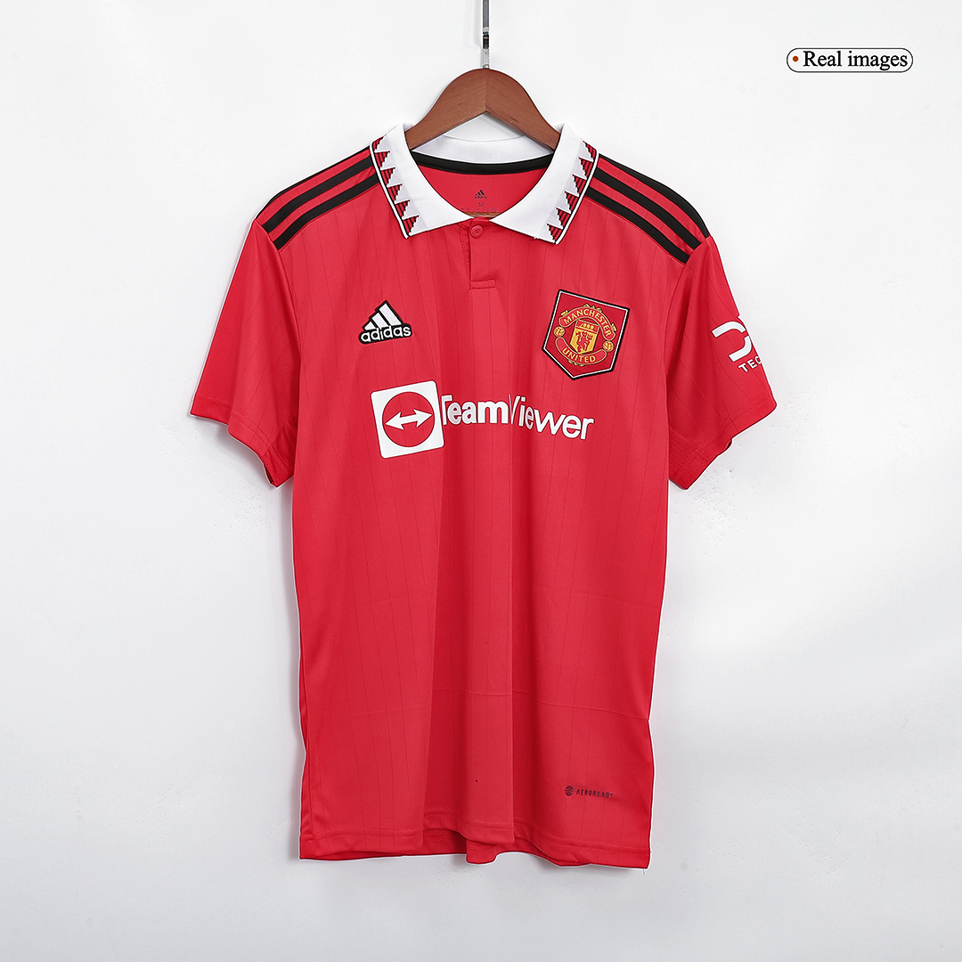 adidas Man Utd Home L/S Shaw 23 Jersey 2022-2023 (Premier League)