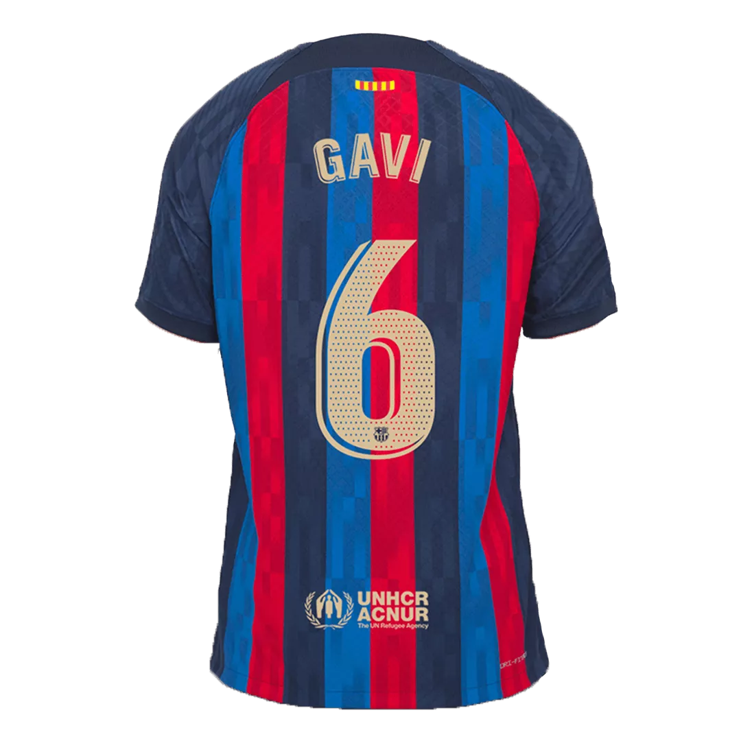 Barcelona Jersey GAVI #6 Custom Home Soccer Jersey 2022/23 - bestsoccerstore
