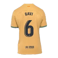 Barcelona Jersey Custom GAVI #6 Soccer Jersey Away 2022/23 - bestsoccerstore
