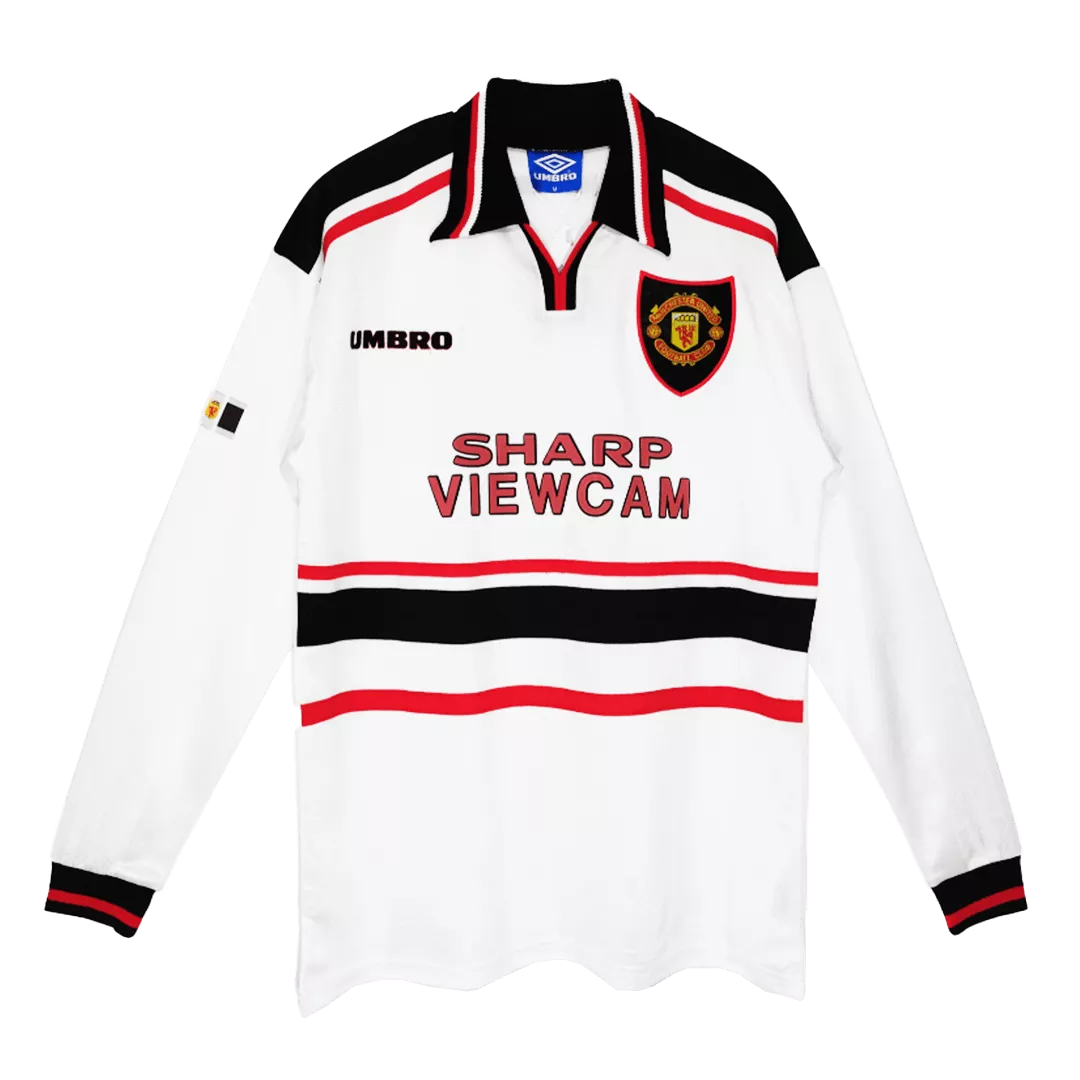 Manchester United Jersey Custom Away Soccer Jersey 1998/99 - bestsoccerstore