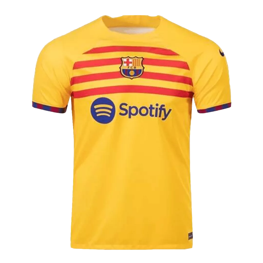 Barcelona Jersey Custom Soccer Jersey Fourth Away 2022/23 - bestsoccerstore