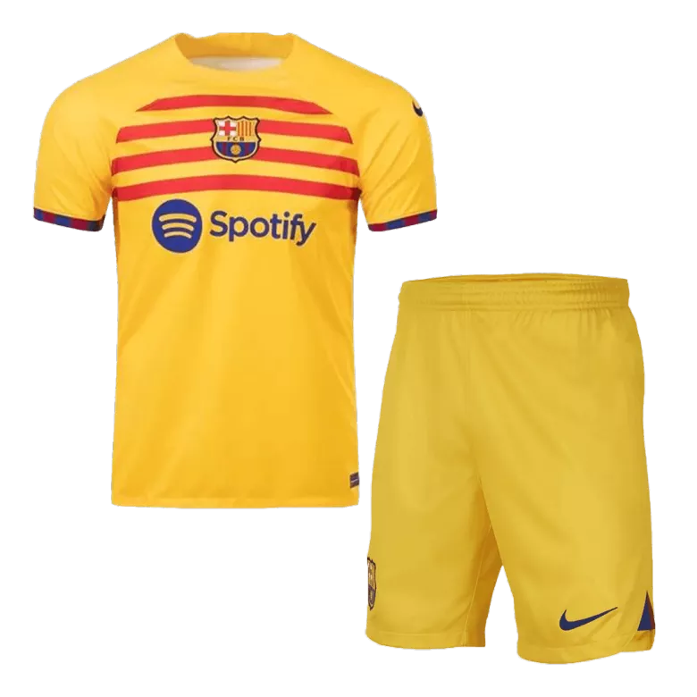 Barcelona Fourth Away Soccer Uniform Kits 2022/23 - bestsoccerstore