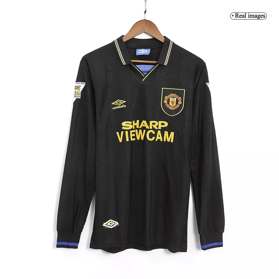 Manchester United Jersey Custom Away Soccer Jersey 93/95 - bestsoccerstore