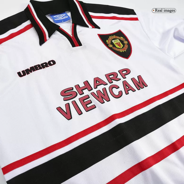 Manchester United Jersey Custom Away Soccer Jersey 1998/99 - bestsoccerstore