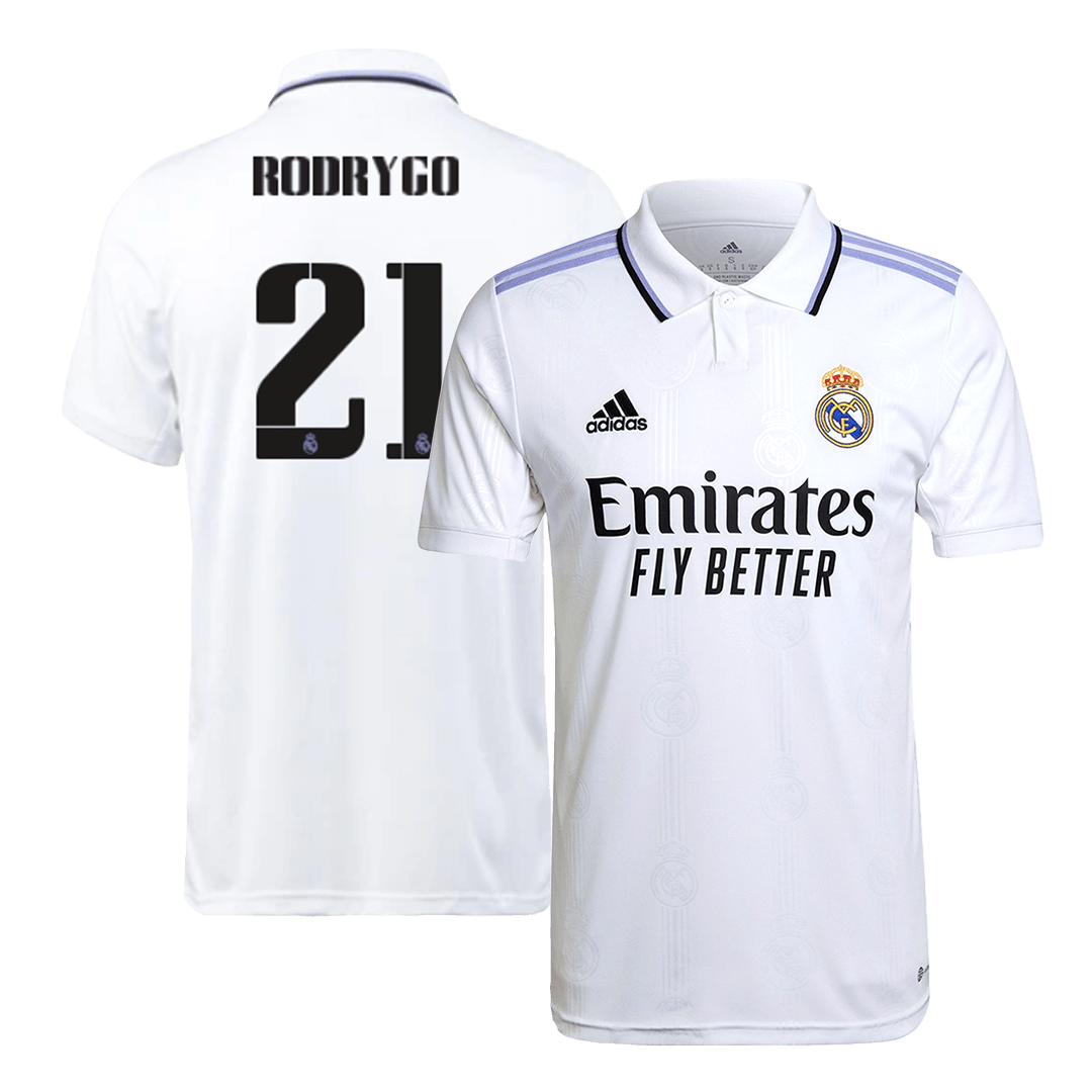 Rodrygo Real Madrid Jersey 2023 Away Authentic Mens Football Shirt