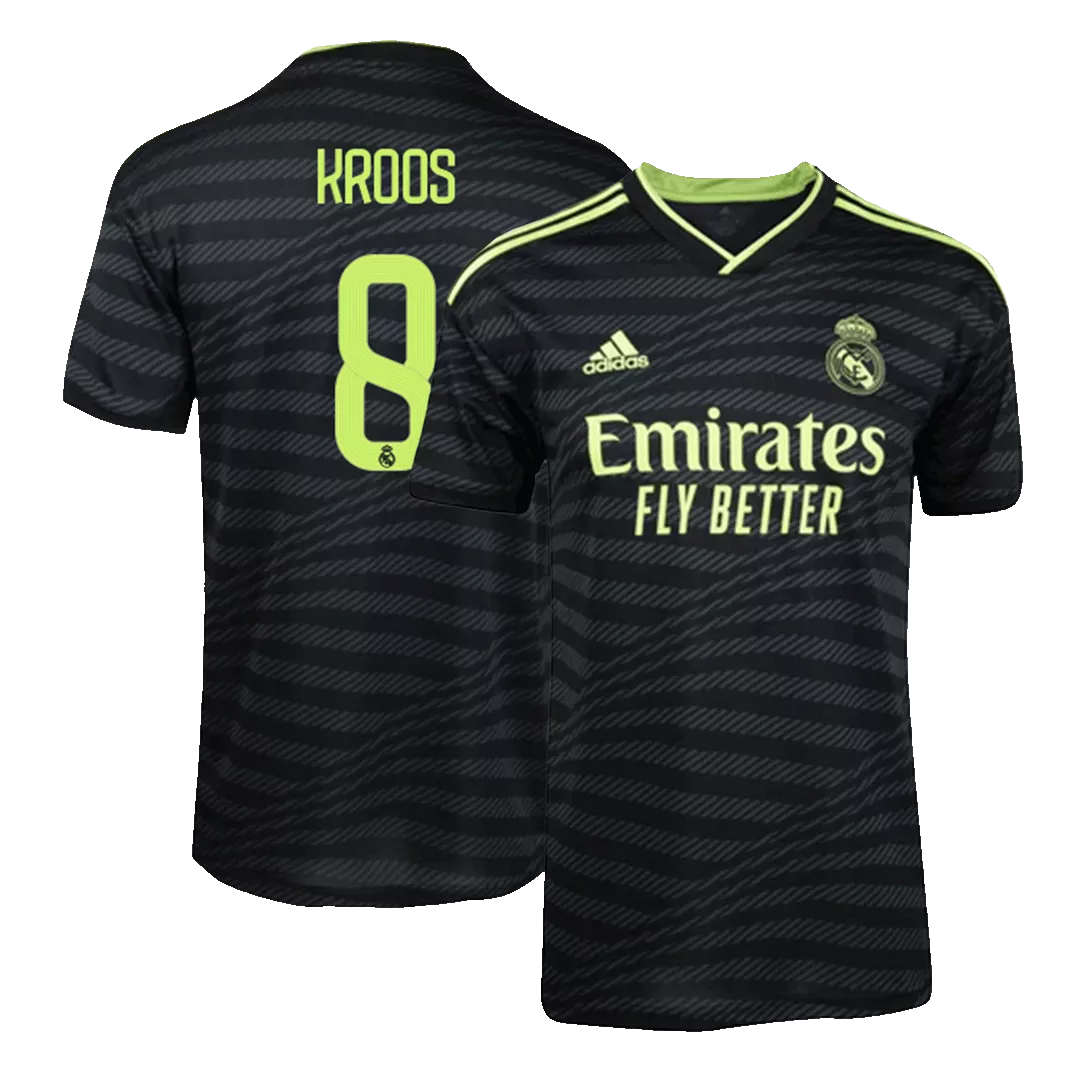 Real Madrid Jersey Custom KROOS #8 Soccer Jersey Third Away 2022/23 - bestsoccerstore
