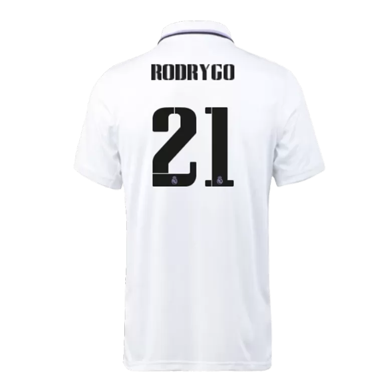 Real Madrid Jersey Custom RODRYGO #21 Soccer Jersey Home 2022/23