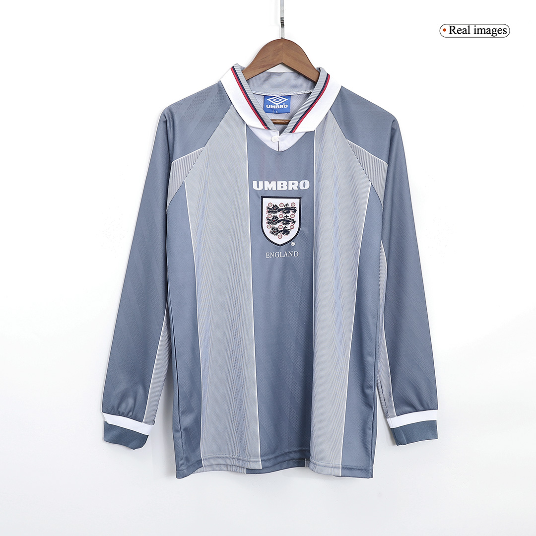 England Jersey Custom Away Soccer Retro Jersey 1996 | Best Soccer Store