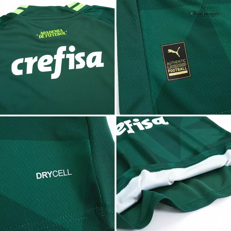 Palmeiras Home w/ Sponsors Soccer Football Shirt Jersey - 2022 2023 Puma  Brazil