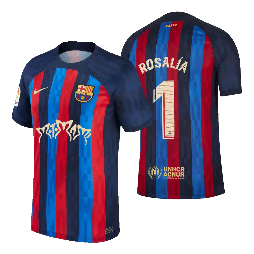 Barcelona Jersey Custom ROSALÍA #1 Soccer Jersey 2022/23 - bestsoccerstore