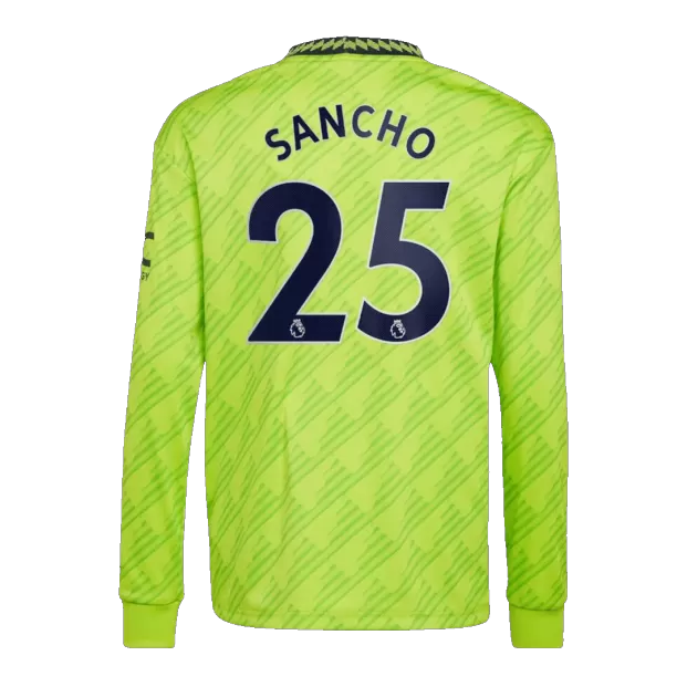 Manchester United Jersey SANCHO #25 Custom Third Away Soccer Jersey 2022/23