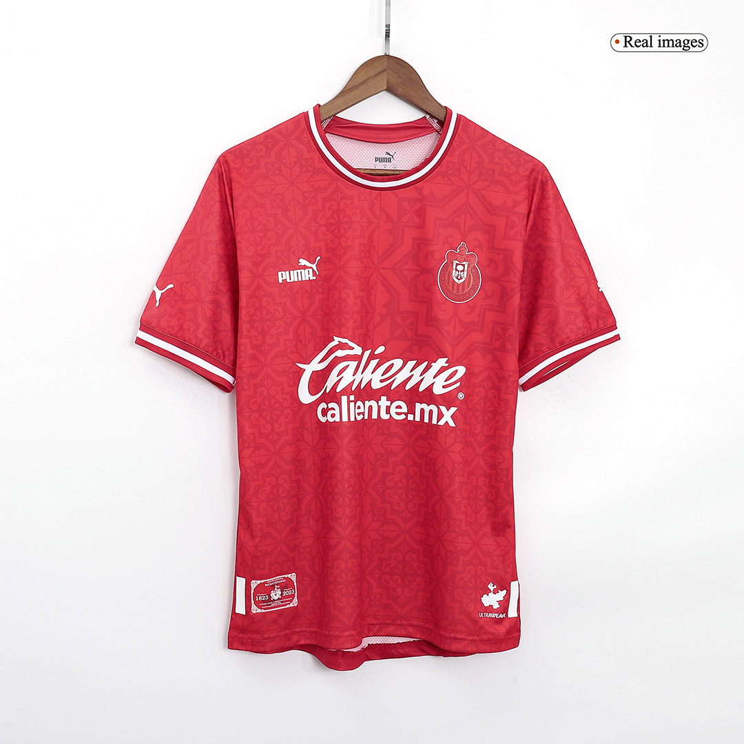 Puma Chivas 2023 Esports Home Jersey, Men's, Small, Red