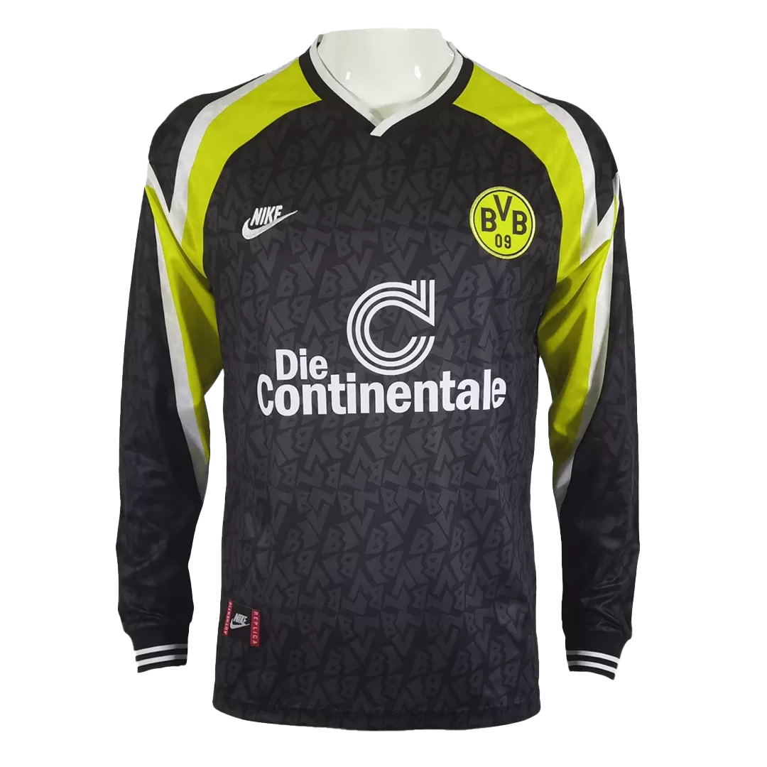 Borussia Dortmund Jersey Away Soccer Jersey 1995/96 - bestsoccerstore