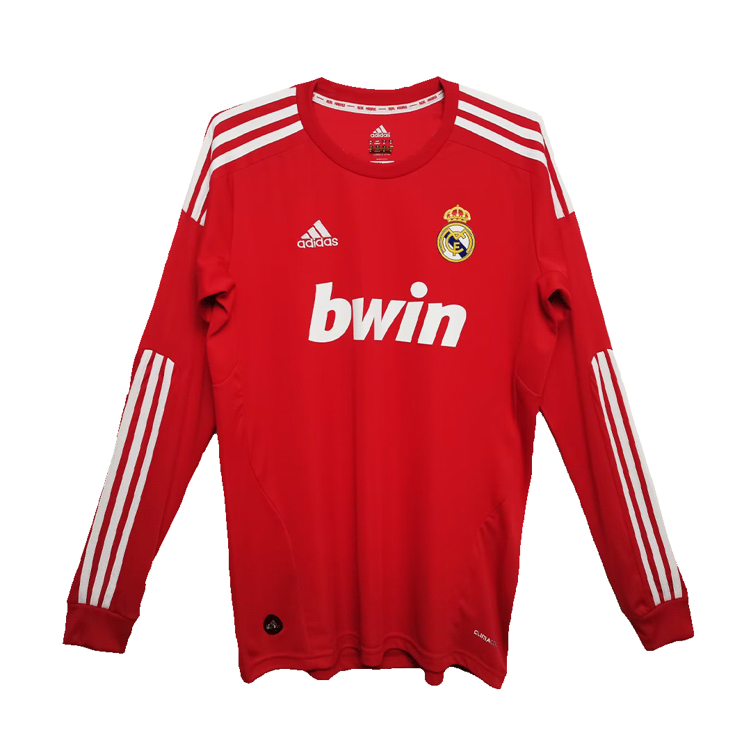 Real Madrid 2011/12 Home Long Sleeve Jersey Men Adult –