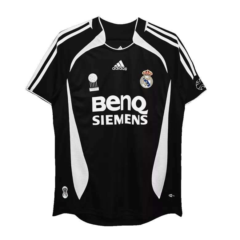 Real Madrid Jersey Custom Away Soccer Retro Jersey 2006/07 - bestsoccerstore