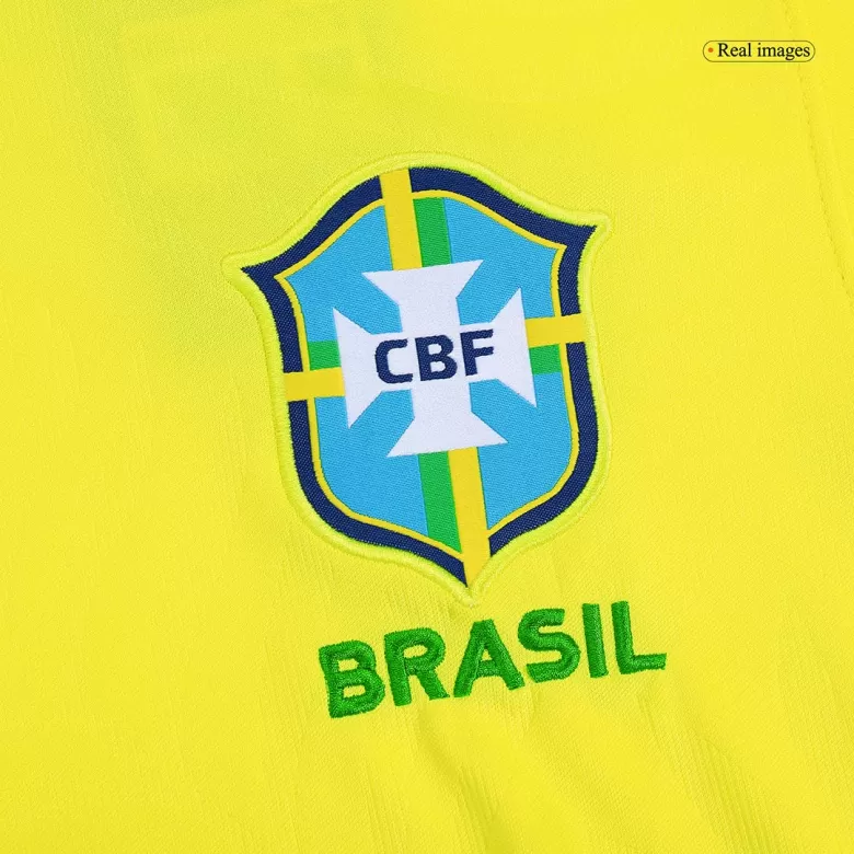 Brazil Jersey Custom Home Soccer Jersey 2023 - bestsoccerstore