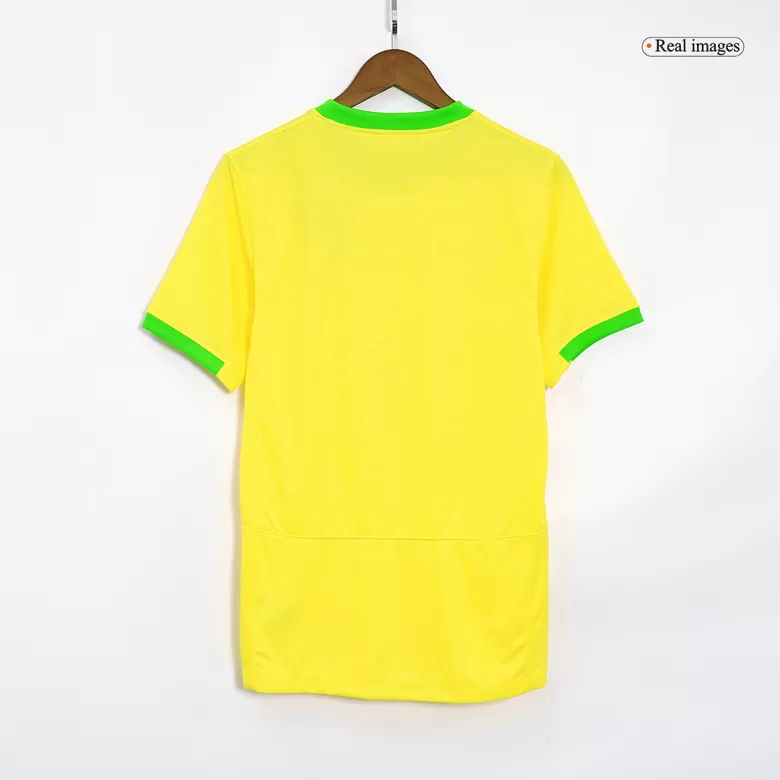 Brazil Jersey Custom Home Soccer Jersey 2023 - bestsoccerstore