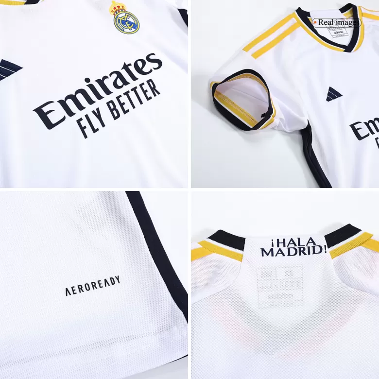 Kids Real Madrid BELLINGHAM #5 Custom Home Full Soccer Kits
2023/24 - bestsoccerstore