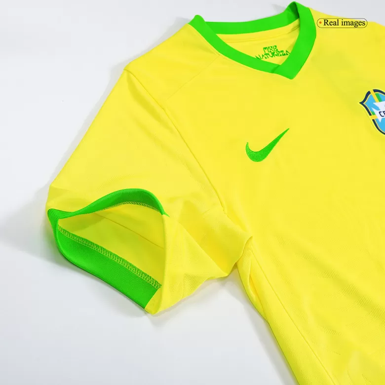 Brazil Jersey Custom Home Soccer Jersey 2023 - bestsoccerstore