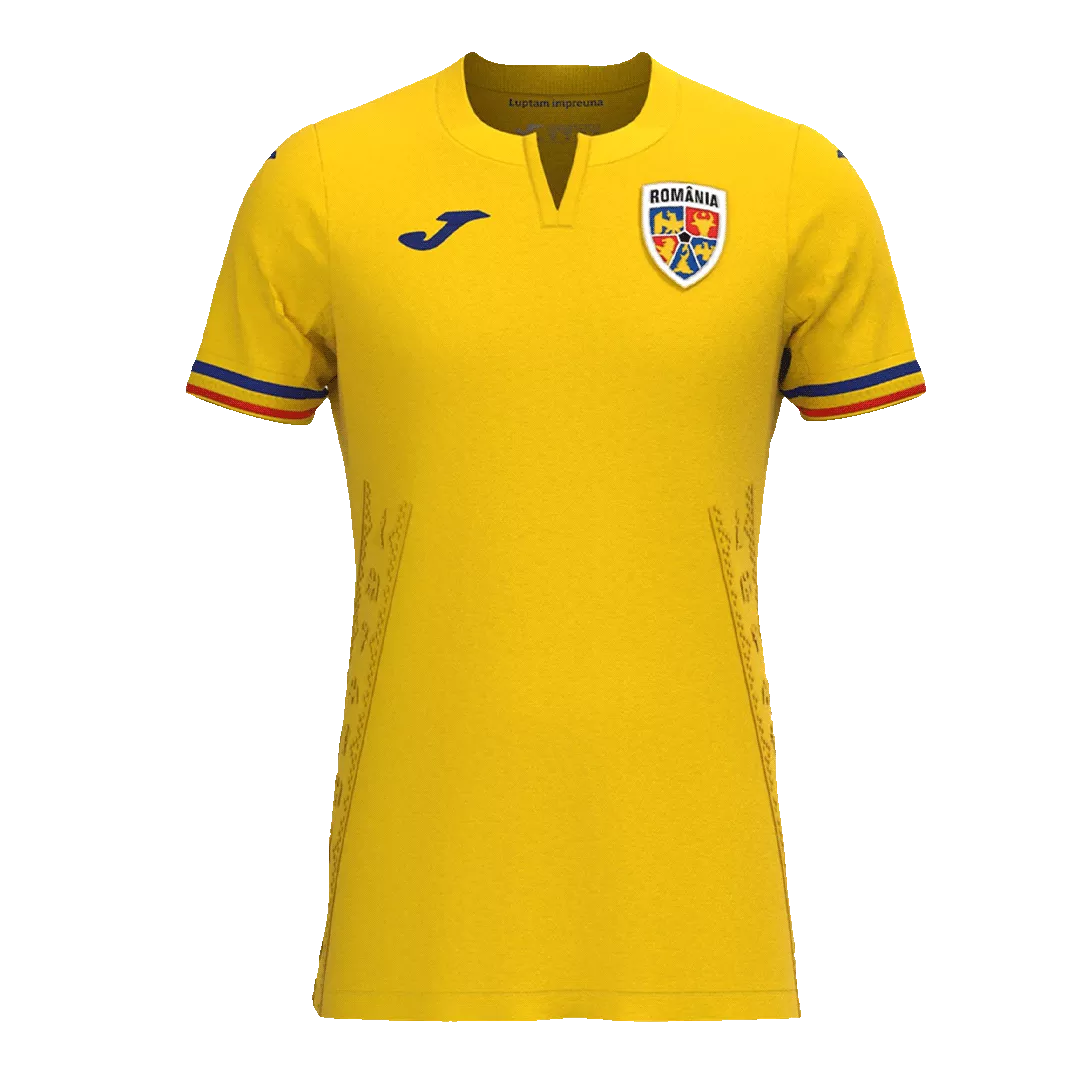 Romania Jersey Soccer Jersey Home 2023 - bestsoccerstore