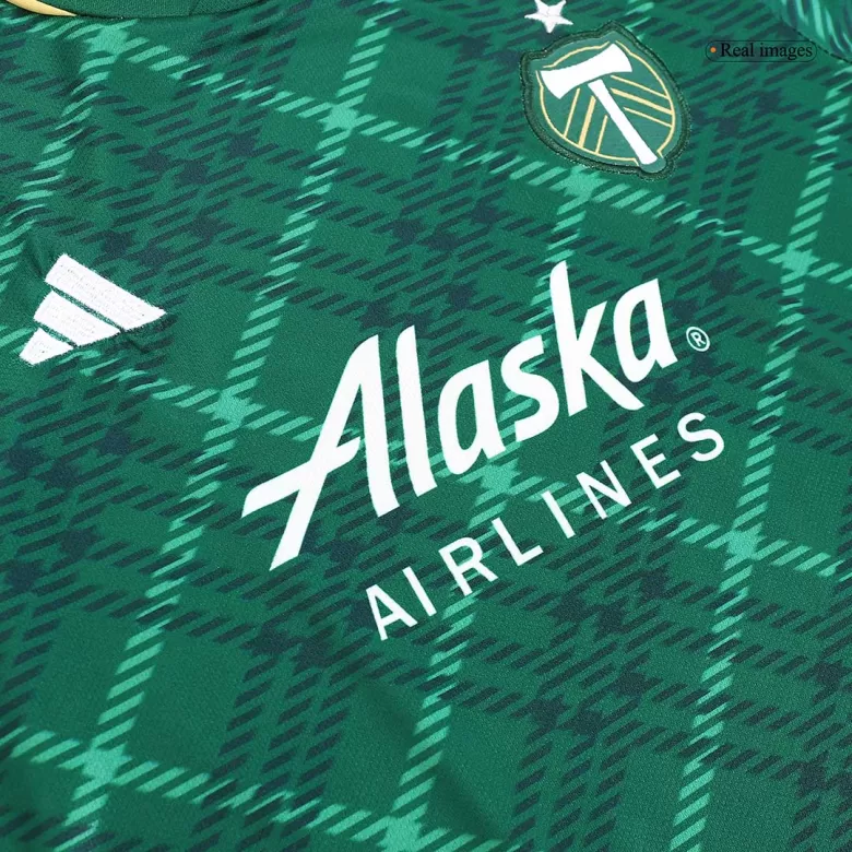 Kid's Portland Timbers Jersey Custom Home Soccer Soccer Kits 2023