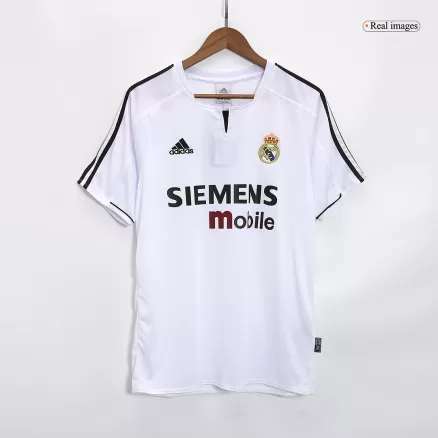 Real Madrid Retro Jersey Home Soccer Shirt 2003/04 - bestsoccerstore