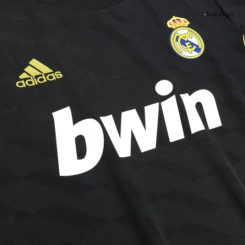 Real Madrid Retro Jersey Away Long Sleeve Soccer Shirt 2011/12 - bestsoccerstore