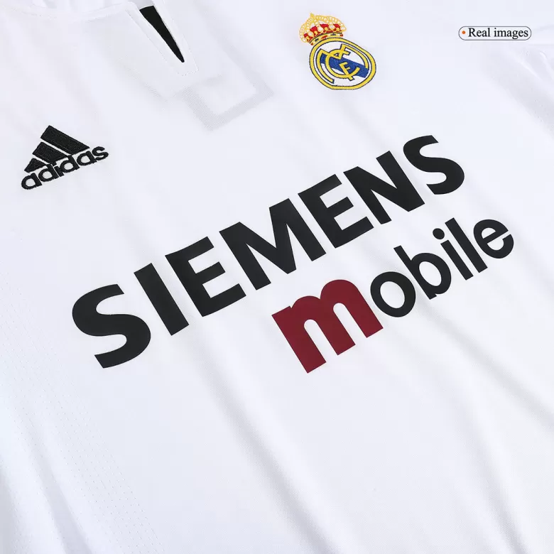 Real Madrid Retro Jersey Home Soccer Shirt 2003/04 - bestsoccerstore