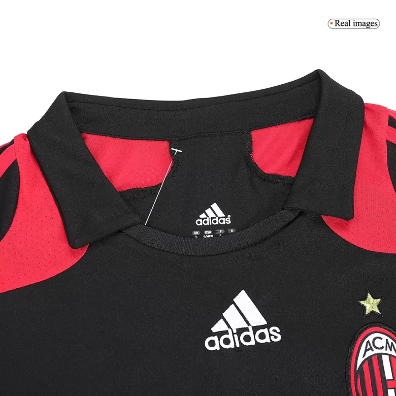 AC Milan Jersey Custom Third Away Soccer Retro Jersey 2007/08 - bestsoccerstore