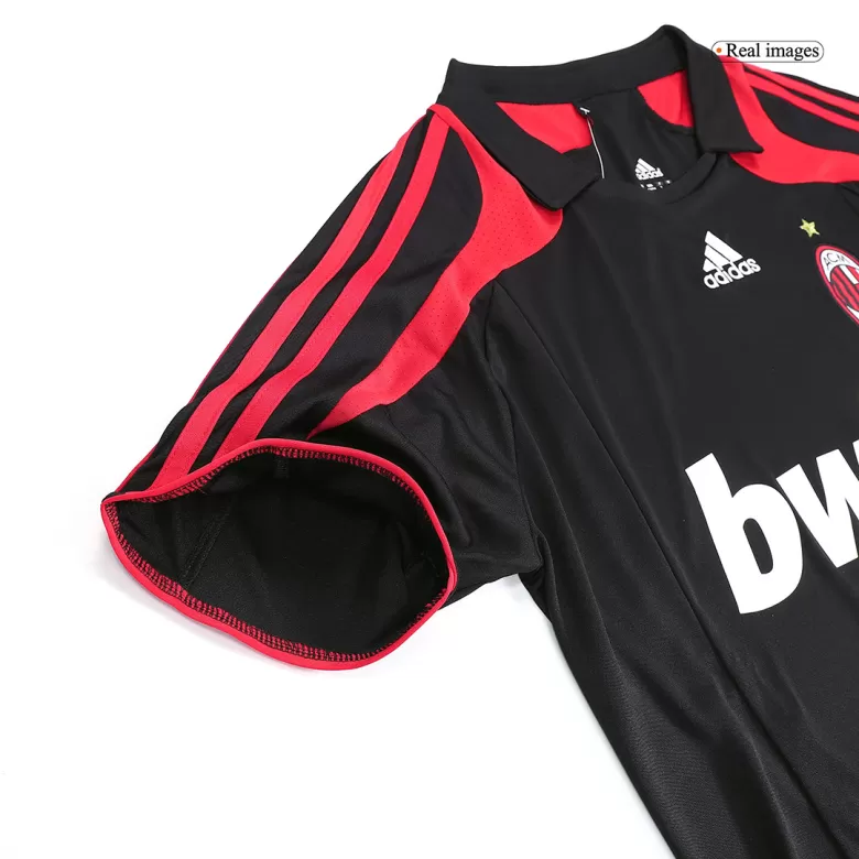 AC Milan Jersey Custom Third Away Soccer Retro Jersey 2007/08 - bestsoccerstore