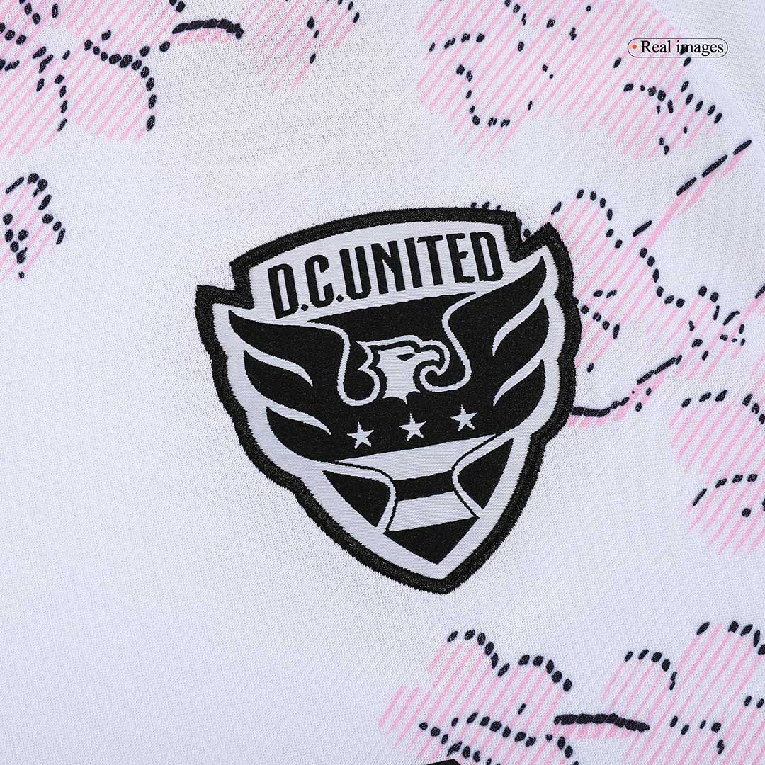 D.C. United adidas 2023 The Cherry Blossom Kit Authentic Custom Jersey -  White