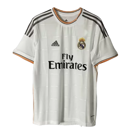 Real Madrid Jersey Custom Home Soccer Retro Jersey 2013/14 - bestsoccerstore
