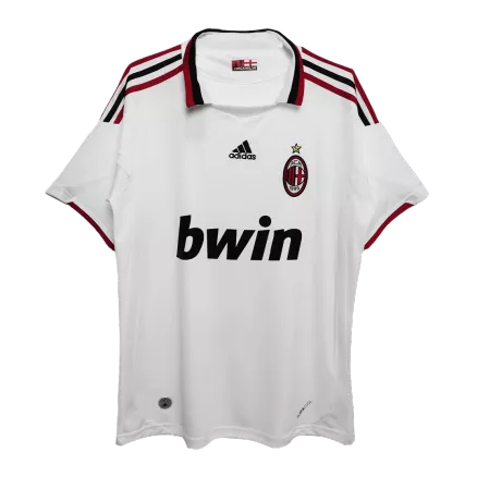 AC Milan Jersey Custom Away Soccer Retro Jersey 2009/10 - bestsoccerstore
