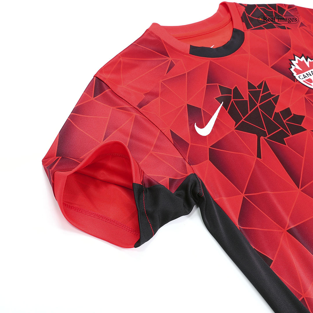 CANADA SOCCER BLACK World Cup 2022 OFFICIAL NIKE 3RD JERSEY - Davies #19 -  XL