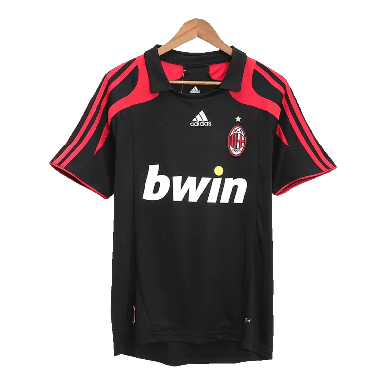 AC Milan Jersey Custom Third Away Soccer Retro Jersey 2007/08 - bestsoccerstore
