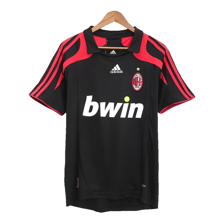 AC Milan Jersey Custom Third Away Soccer Retro Jersey 2007/08 - bestsoccerstore