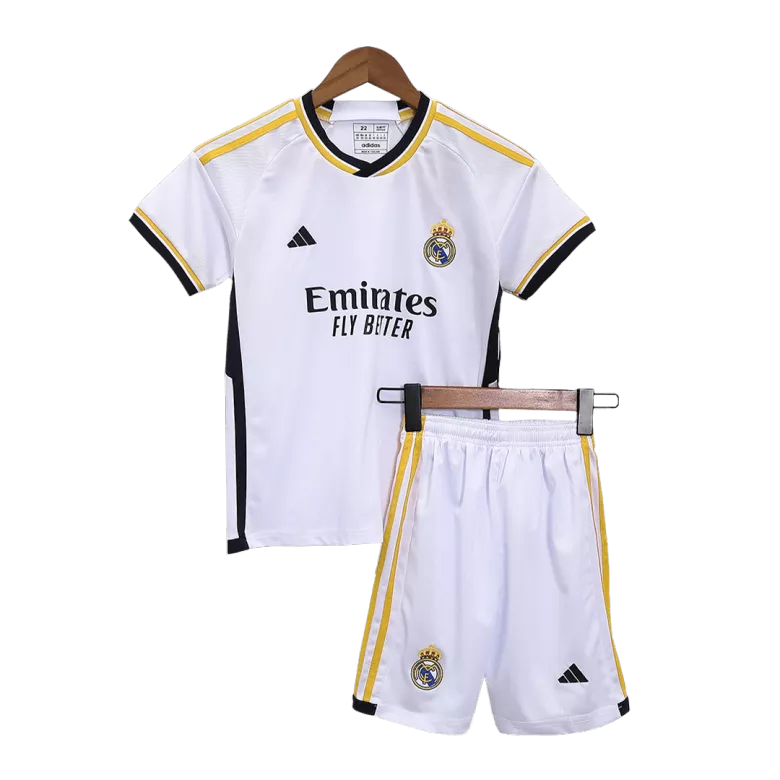 Kids Real Madrid BELLINGHAM #5 Custom Home Full Soccer Kits
2023/24 - bestsoccerstore