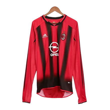 AC Milan Jersey Custom Home Soccer Jersey 2004/05 - bestsoccerstore