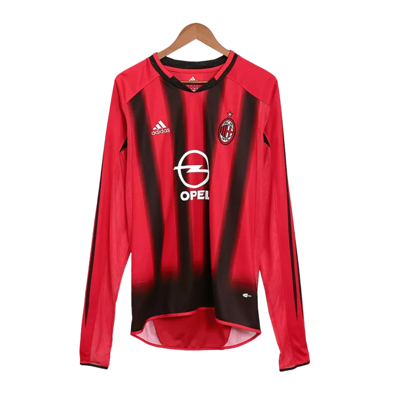 AC Milan Jersey Custom Home Soccer Jersey 2004/05 - bestsoccerstore