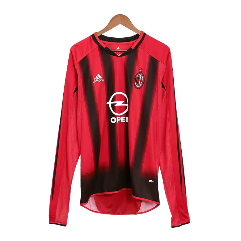 AC Milan Jersey Custom Home Soccer Jersey 2004/05 - bestsoccerstore