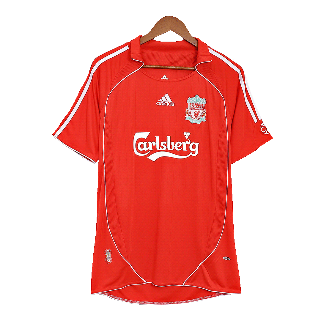 Adidas Liverpool Carlsberg Two Soccer jersey red and green